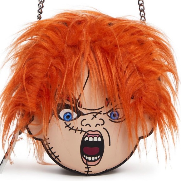 RARE Out HTF Dolls Kill Chucky Character Face Bag new in package - Picture 1 of 5